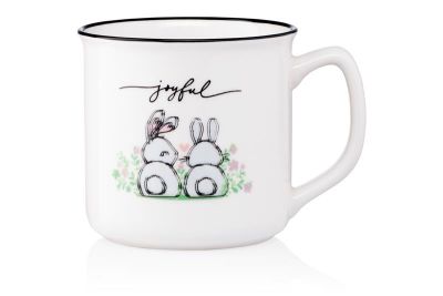 Чашка Ardesto Joyful, 320мл, порцеляна, білий