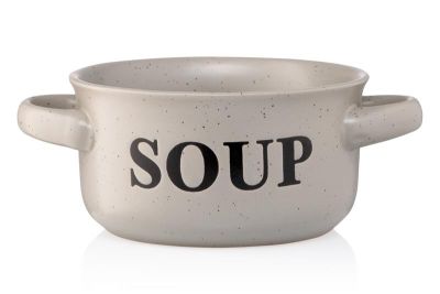 Бульйонниця Ardesto Alcor, 550мл, кераміка, сірий