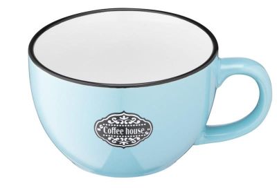 Чашка Ardesto Floerino, 480мл, кераміка, блакитний