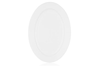Блюдо Ardesto Prato, 30х21см, порцеляна, овальна, білий