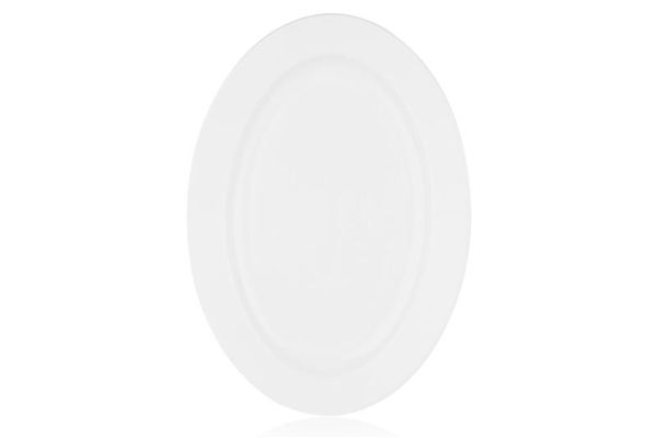Блюдо Ardesto Prato, 30х21см, порцеляна, овальна, білий