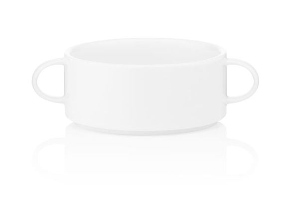 Бульйонниця Ardesto Prato, 10.9см, 300мл, порцеляна, білий