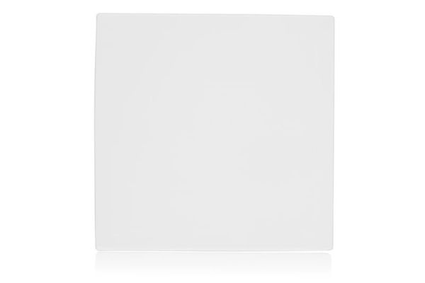 Тарілка обідня Ardesto Imola, 26х26см, порцеляна, квадратна, білий