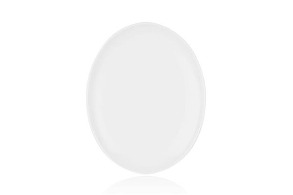 Блюдо Ardesto, 23.5х18см, порцеляна, овальна, білий