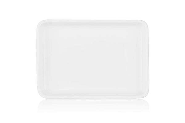 Блюдо Ardesto, 20х14см, порцеляна, прямокутна, білий