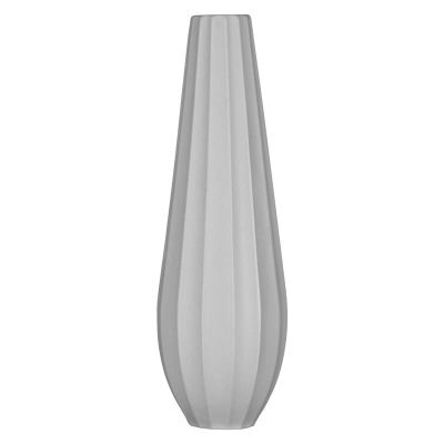 Ваза Ardesto Molize, 8.5х27.5см, порцеляна, сірий