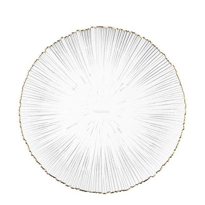 Тарілка Ardesto Mallow, 21см, скло, прозорий