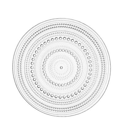 Тарілка Ardesto Verbena, 24.5см, скло, прозорий