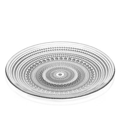 Тарілка Ardesto Verbena, 20.7см, скло, сірий