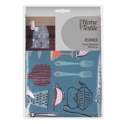 Ранер Ardesto Cookery 40х140см, 90% поліестер, 10% бавовна