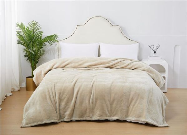 Покривало Ardesto Delicate 160х200см, 100% поліестер, бежевий