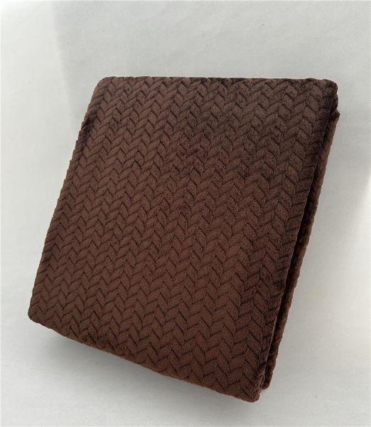 Плед Ardesto Jacquard Braid 160х200см, 100% поліестер, коричневий