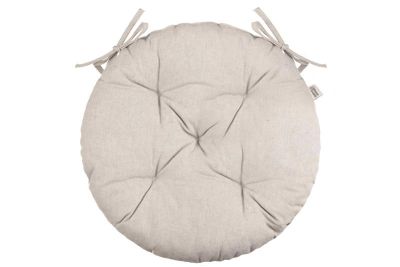 Подушка для стільця Ardesto Oliver, 40см, 100% бавовна, нап-ч: 50% холоф, 50% пп, бежевий