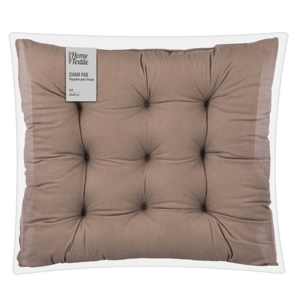 Подушка для стільця Ardesto Soft 40х40см, 100% поліестер, бежевий