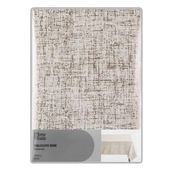 Скатертина Ardesto Shine 140х180см, 100% поліестер, золотавий