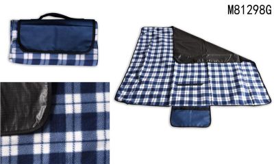 Плед Ardesto Picnic 130х170см, 100% поліестер, клітинка синій