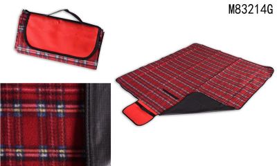 Плед Ardesto Picnic 130х170см, 100% поліестер, клітинка червоний