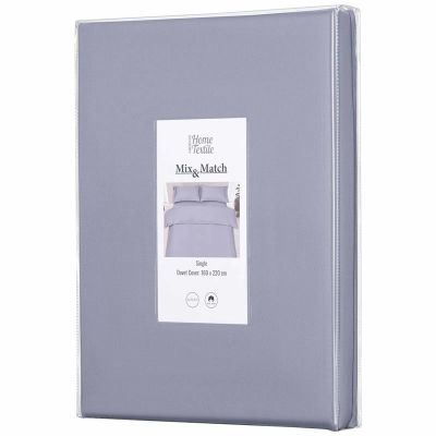 Підковдра Ardesto Mix&amp;Match, 160х220см, 100% бавовна, сатин, сірий