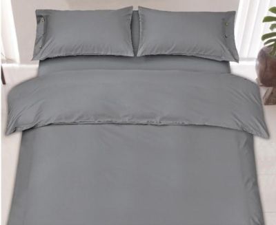 КПБ 1.5сп Ardesto Mix&amp;Match, підковдра 160х220см, простирадло 180х240см, наволочки (2) 50х70см, 100% бавовна, сатин, сірий