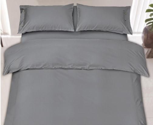 КПБ 1.5сп Ardesto Mix&amp;Match, підковдра 160х220см, простирадло 180х240см, наволочки (2) 50х70см, 100% бавовна, сатин, сірий