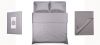 Простирадло Ardesto Mix&amp;Match, 180х240см, 100% бавовна, сатин, сірий
