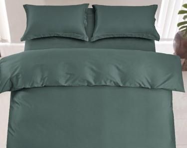 Простирадло Ardesto Mix&amp;Match Premium, 180х240см, 100% бавовна, сатин, зелений