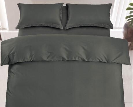 Простирадло Ardesto Mix&amp;Match Premium, 180х240см, 100% бавовна, сатин, сірий