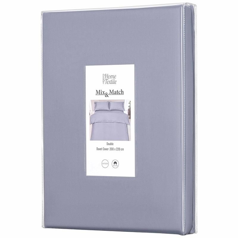 Підковдра Ardesto Mix&amp;Match, 200х220см, 100% бавовна, сатин, сірий