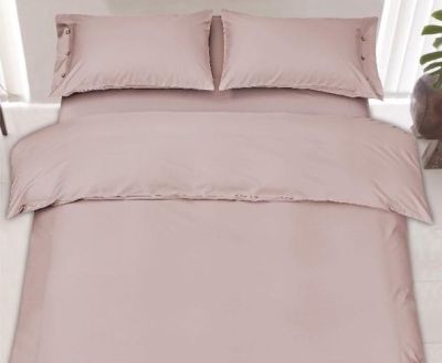 КПБ 2.0сп Ardesto Mix&amp;Match, підковдра 200х220см, простирадло 240х260см, наволочки (2) 50х70см, 100% бавовна, сатин, рожевий світлий