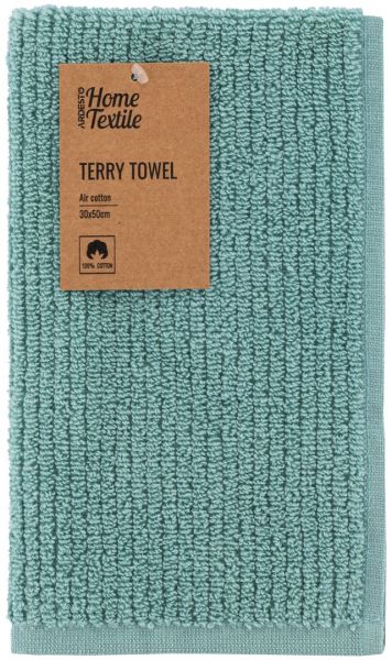 Полотенце махровое Ardesto Air, 30х50см, 100% хлопок, бирюзовый