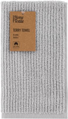 Полотенце махровое Ardesto Air, 30х50см, 100% хлопок, серый