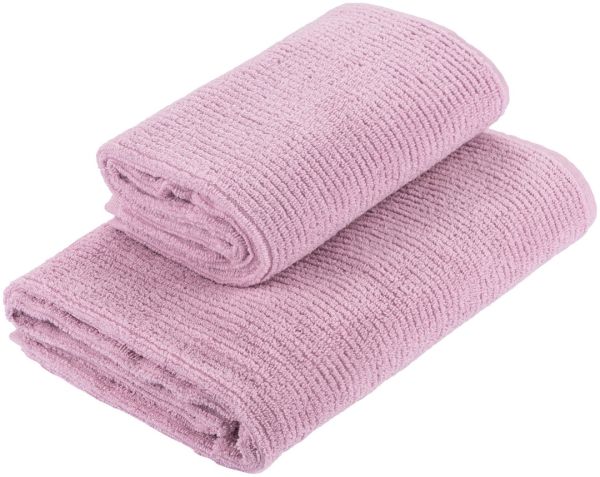 Рушник махровий Ardesto Air, 50х90см, 100% бавовна, рожевий