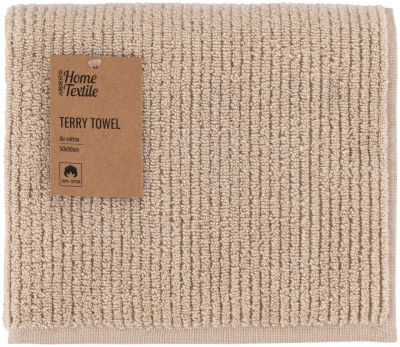 Полотенце махровое Ardesto Air, 50х90см, 100% хлопок, бежевый