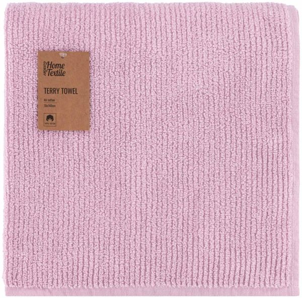 Рушник махровий Ardesto Air, 70х140см, 100% бавовна, рожевий