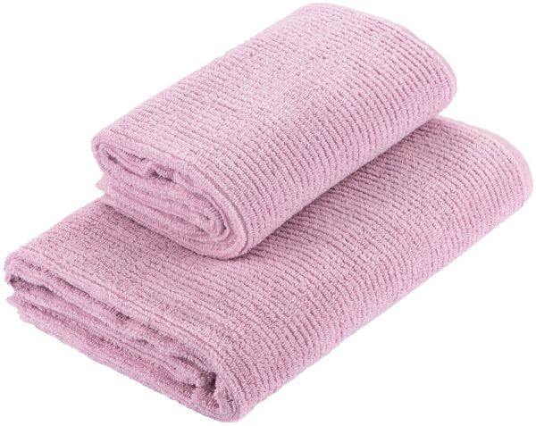 Рушник махровий Ardesto Air, 70х140см, 100% бавовна, рожевий
