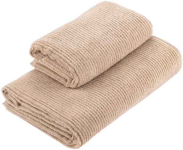 Рушник махровий Ardesto Air, 70х140см, 100% бавовна, бежевий