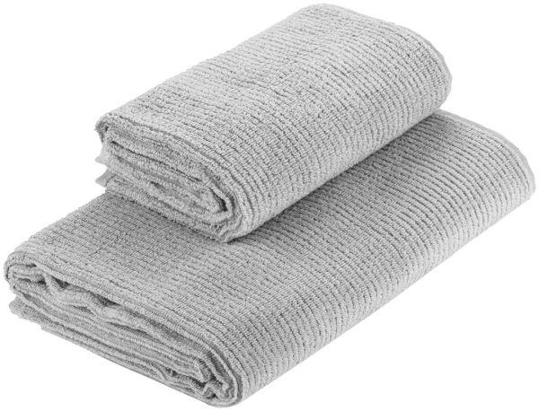 Рушник махровий Ardesto Air, 70х140см, 100% бавовна, сірий