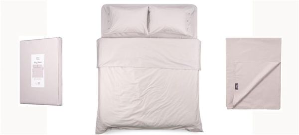 Простирадло Ardesto Mix&amp;Match, 240х260см, 100% бавовна, сатин, айворі