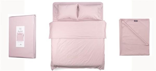 Простирадло Ardesto Mix&amp;Match, 240х260см, 100% бавовна, сатин, рожевий світлий