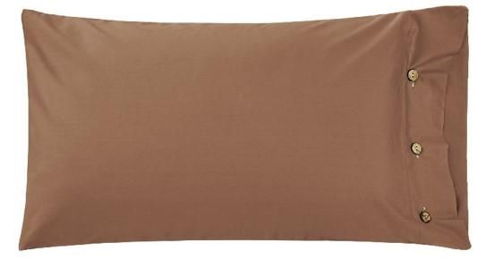 Наволочка Ardesto Mix&amp;Match, 50х70см, 100% бавовна, сатин, коричневий