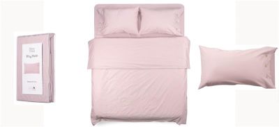 Наволочка Ardesto Mix&amp;Match, 50х70см, 100% бавовна, сатин, рожевий світлий