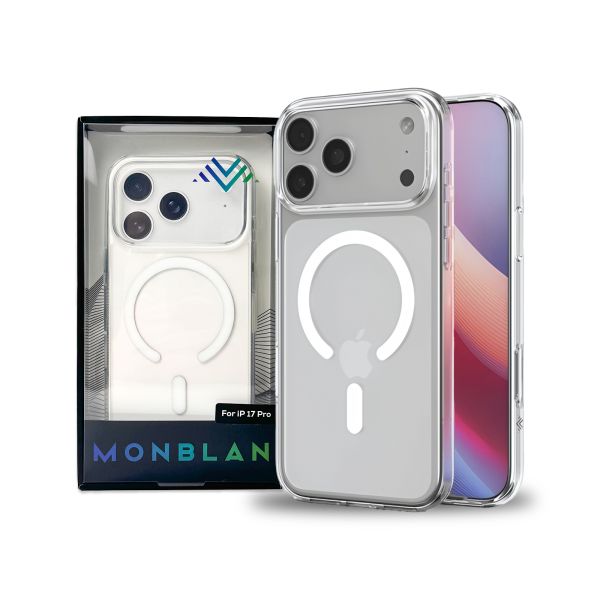 Чехол Monblan Magnetic Crystal Series для Apple iPhone 17 Pro (Clear)
