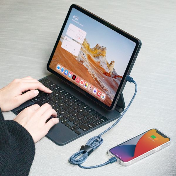 Кабель Native Union Lightning - USB-C Belt Cable (Indigo) 1.2 м