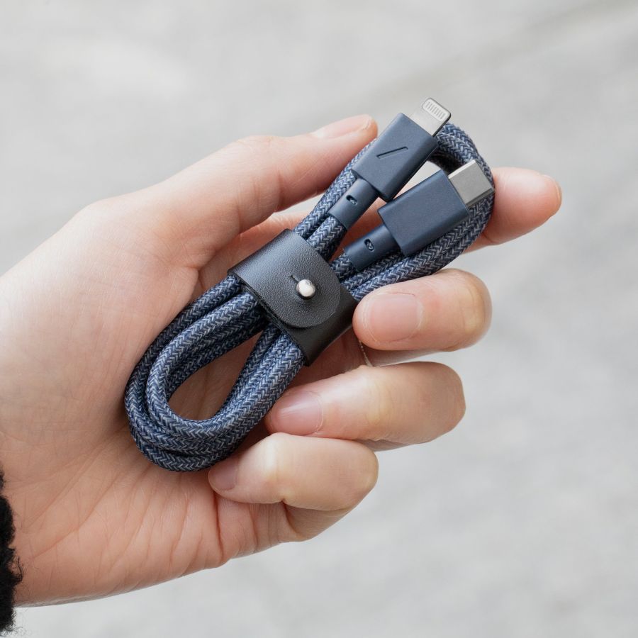 Кабель Native Union Lightning - USB-C Belt Cable (Indigo) 1.2 м