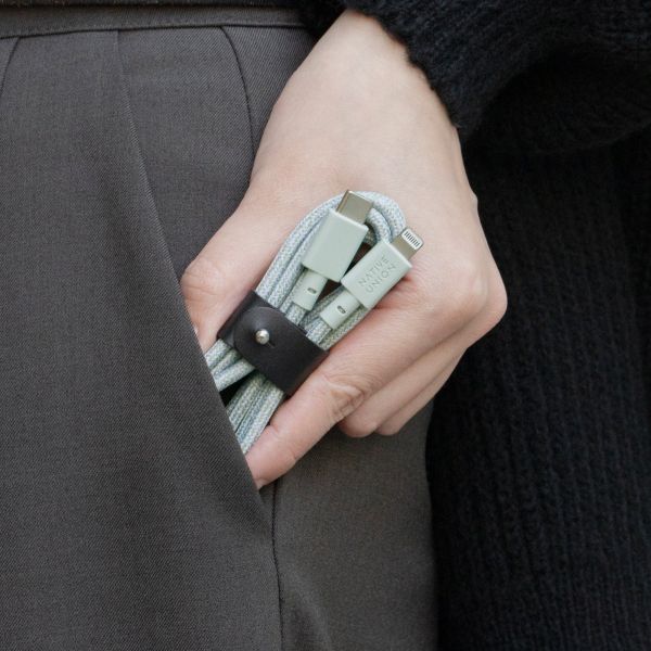 Кабель Native Union Lightning - USB-C Belt Cable (Sage) 1.2 м