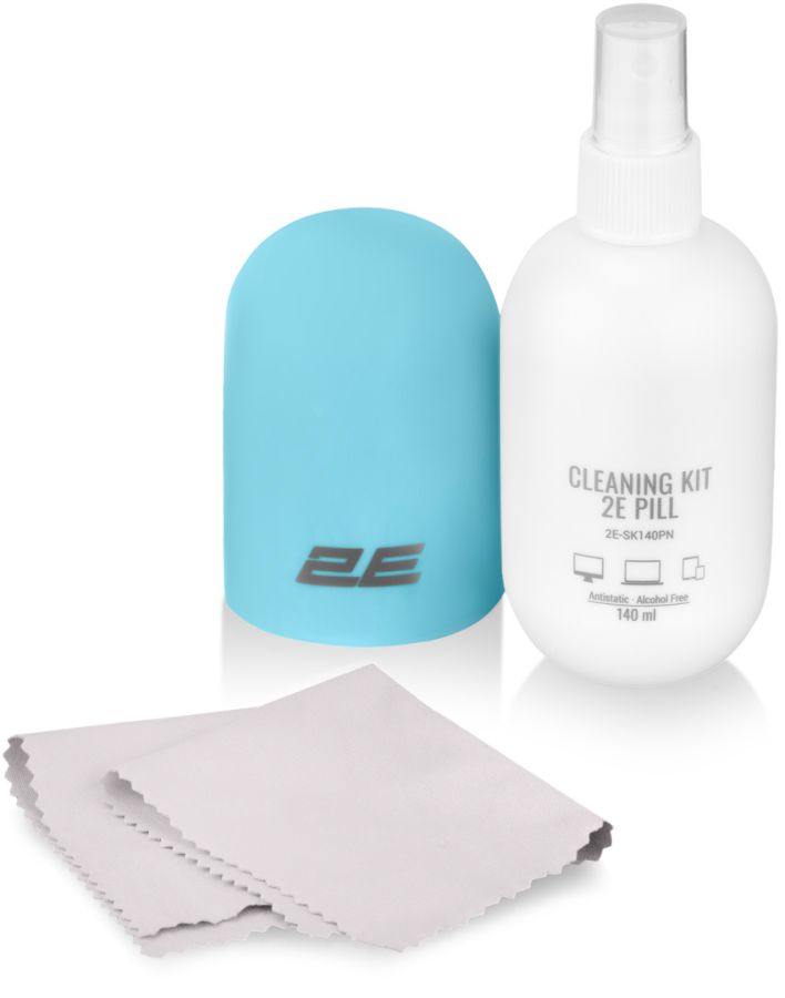 Набор 2E Pill Cleaning Kit (Blue) для очистки экранов, электроники и стекла