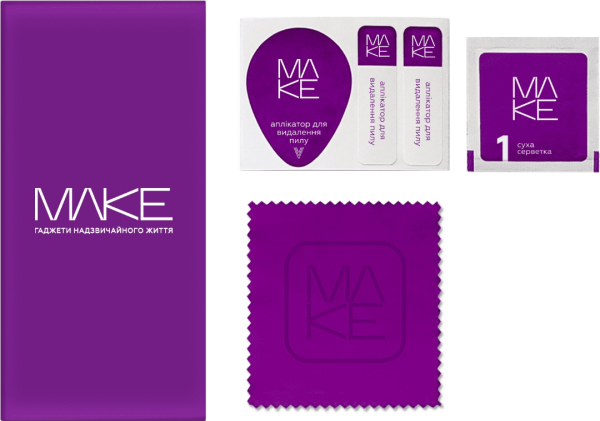 Защитное стекло MAKE для Apple iPhone 16 Pro Max/17 Pro Max