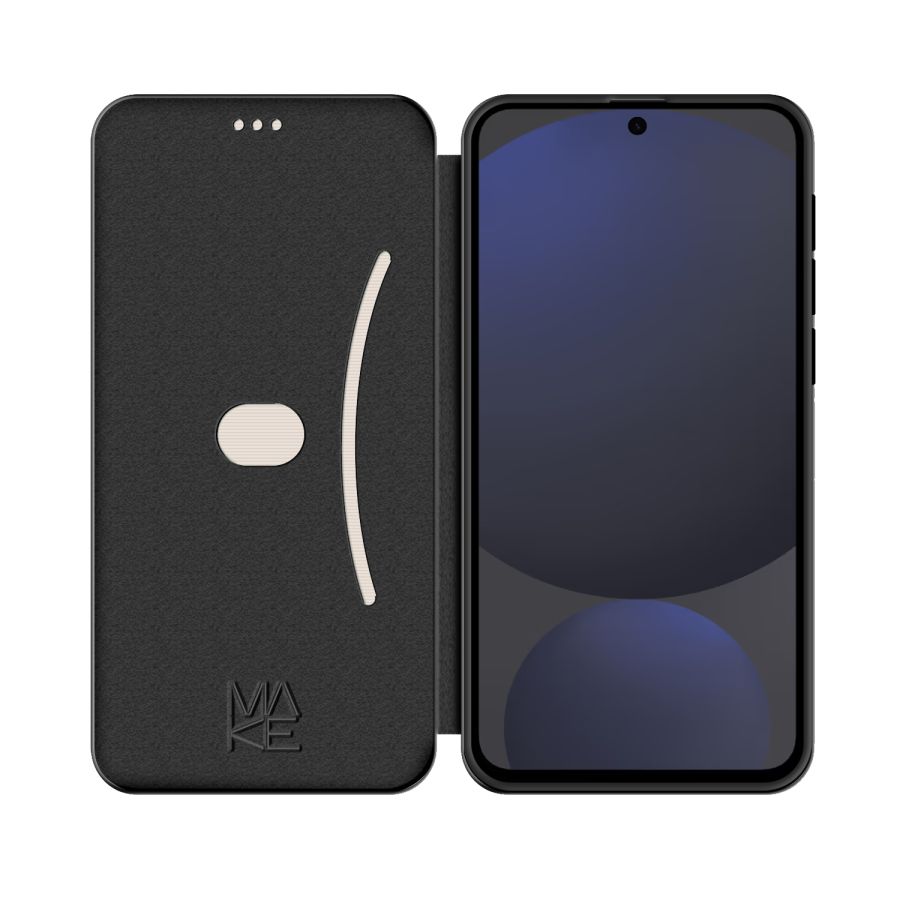 Чохол-книжка MAKE Samsung S24 FE Flip Black