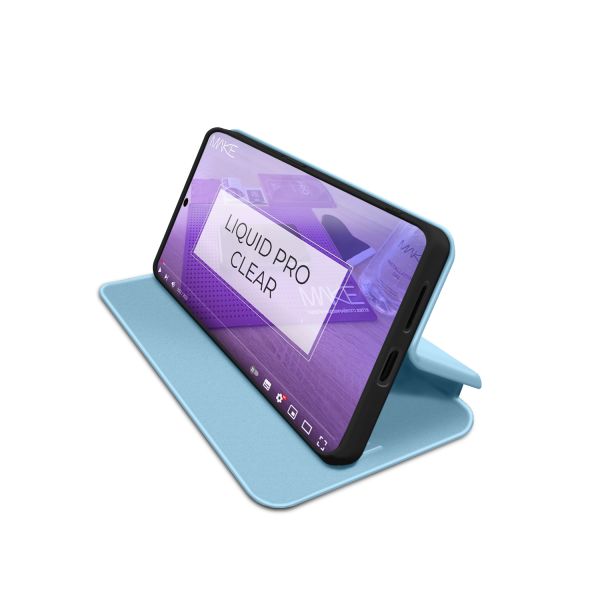 Чохол-книжка MAKE Samsung S24 FE Flip Ice Blue