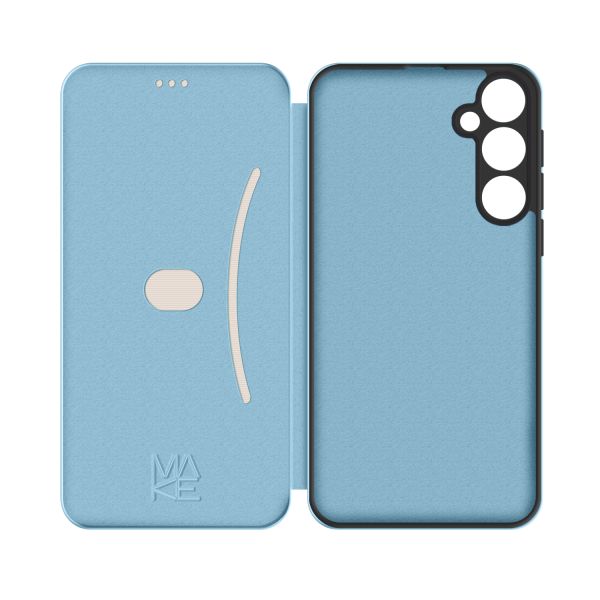 Чохол-книжка MAKE Samsung S24 FE Flip Ice Blue